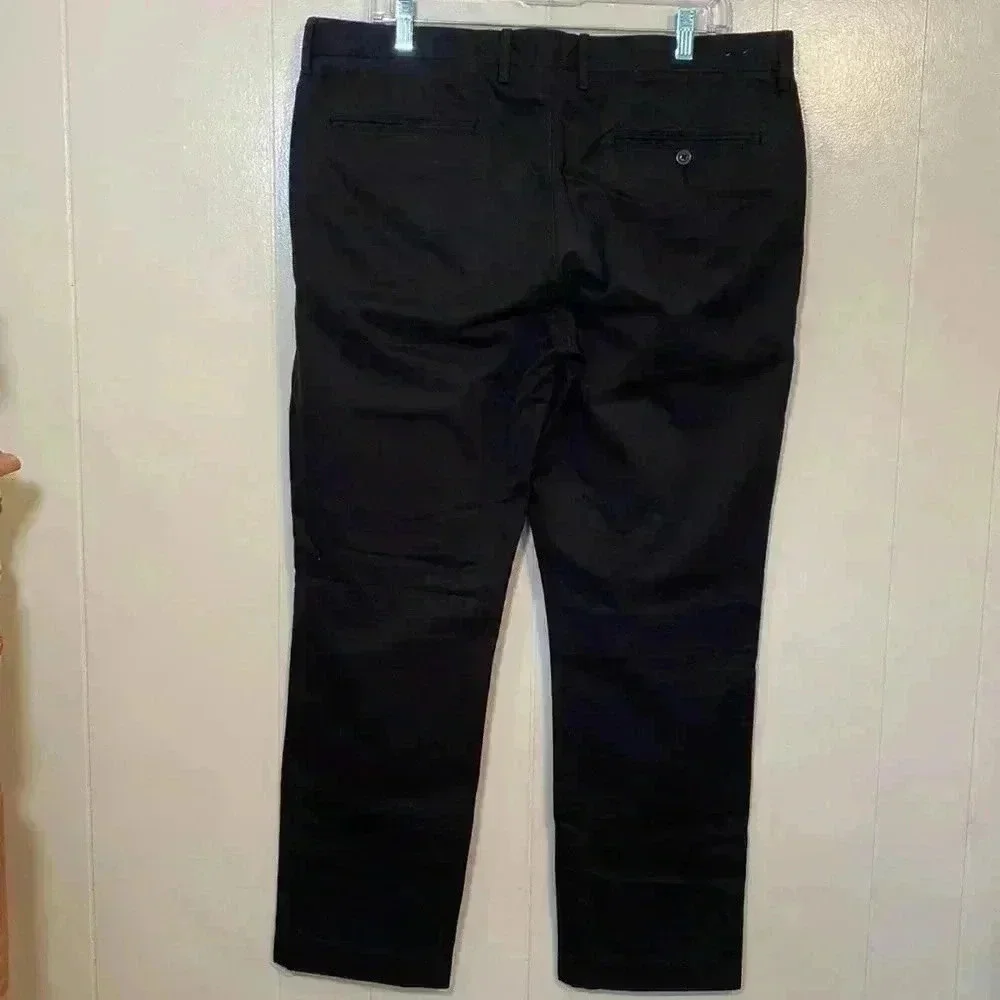 J. Crew Black Broken In Chino Mens Pants Size 36X30.